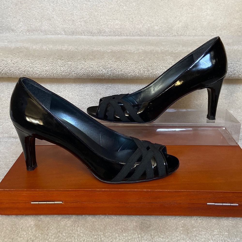 stuart weitzman (mr seymour) peeptoes / heels